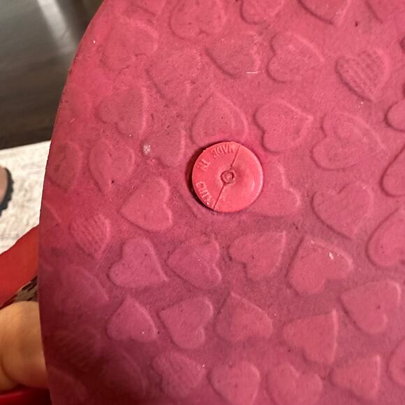 Brighton Pink Floral Flip Flops SZ 8 Classic Preppy Beach Shoes - Picture 4 of 7